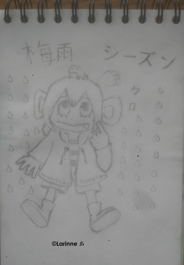 Tsuyu in Tsuyu season.