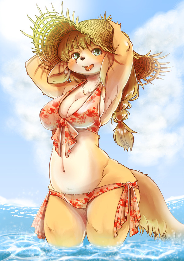 海辺わんこ