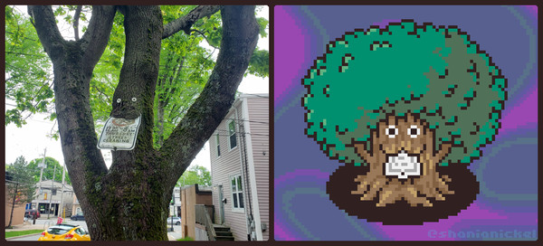 You engage the Insatiable Elm!