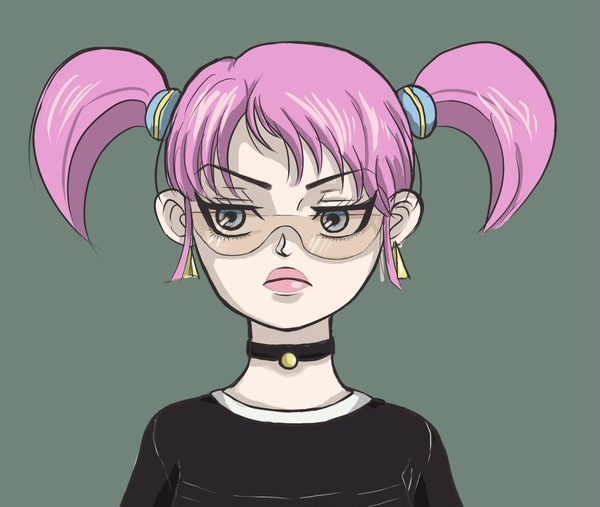 Pink-haired Girl