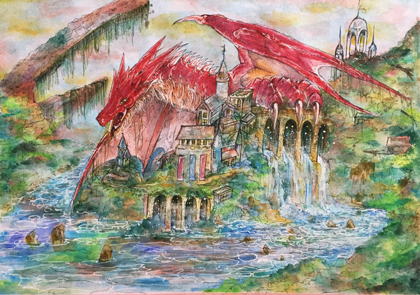 赤きドラゴンの街
