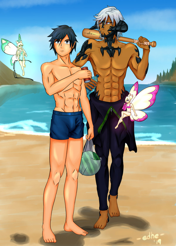 K-Pants & D-Horns beach time.