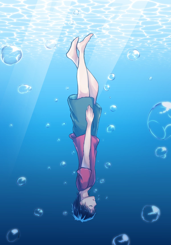 水の中