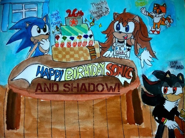 Happy Birthday Sonic and Shadow!