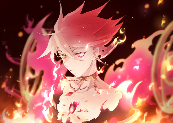 燃える