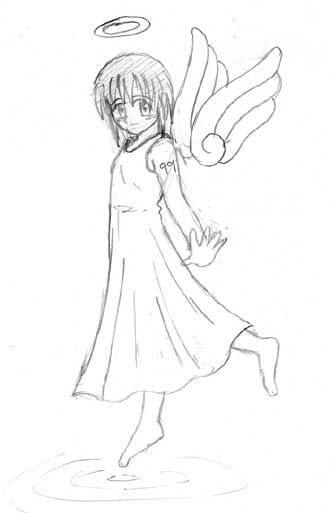 昔の鉛筆画
