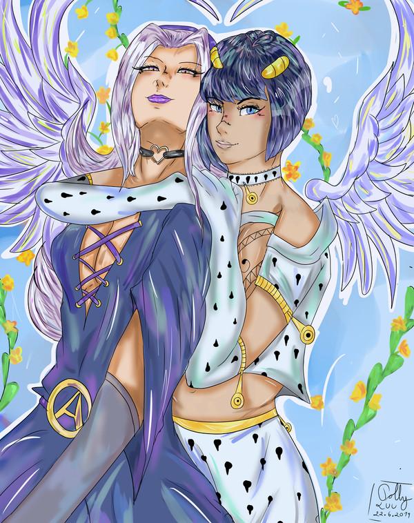 Female Bruno and Abbacchio