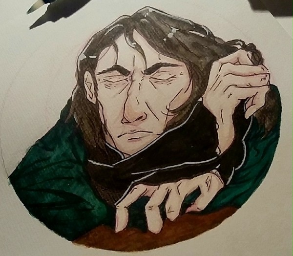 Sleeping Severus Snape