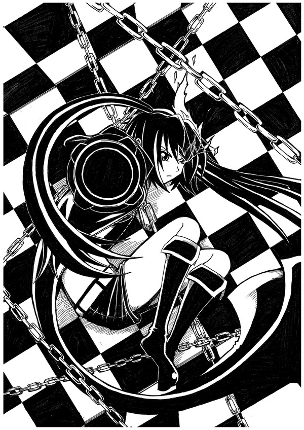 【ブラック★ロックシューター】描いてみた！