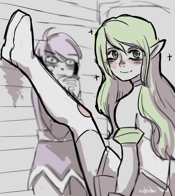 Aisha and Rena shenanigans
