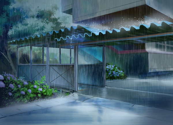Painter2019 インプレッション 雨