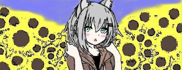 銀髪猫耳少女