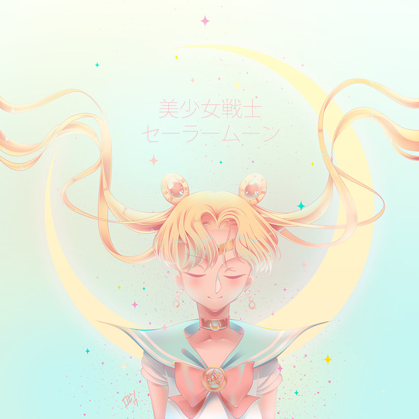 パステル月