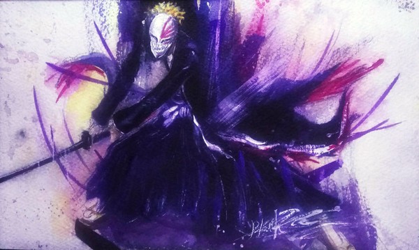 bleach 死神 黑崎一護 人形集5 虛化watercolor