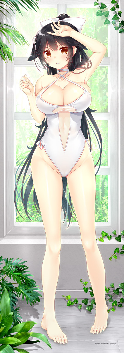 水着の高雄と……♡