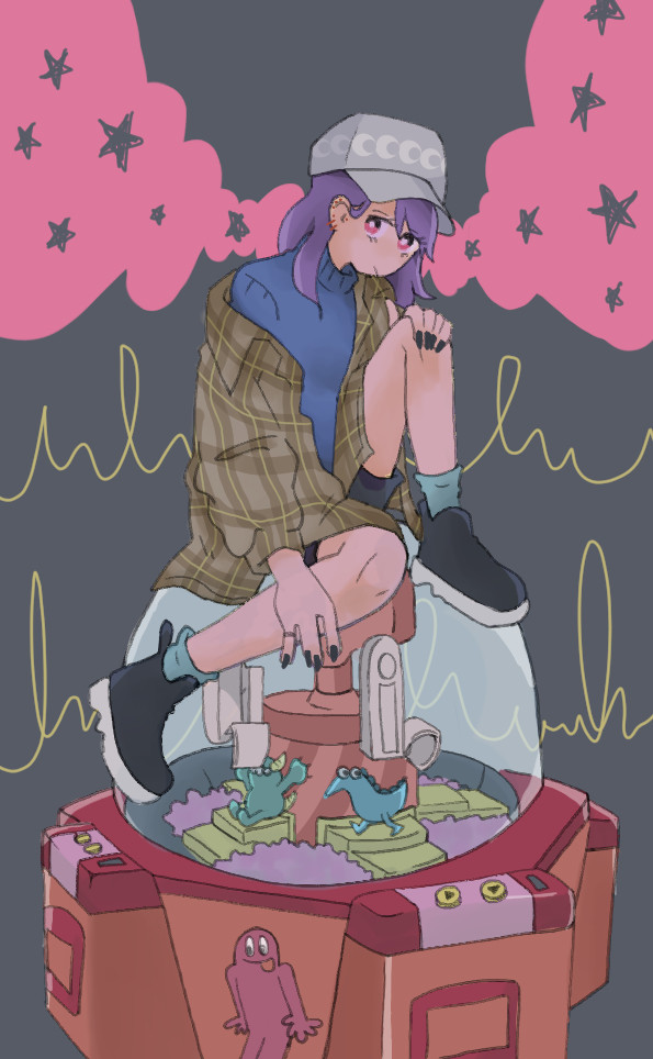 お友達の絵を私なりにかいたやつ