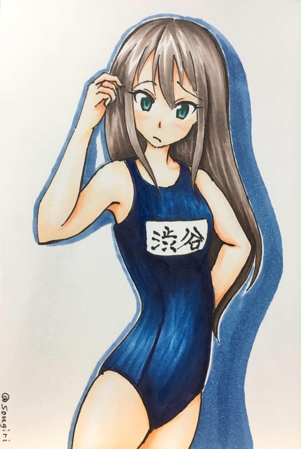 スク水凛
