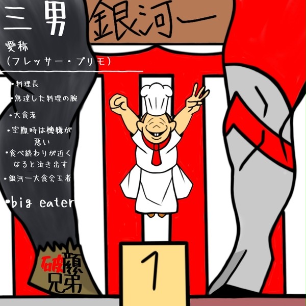 破顔兄弟・三男自己紹介😎