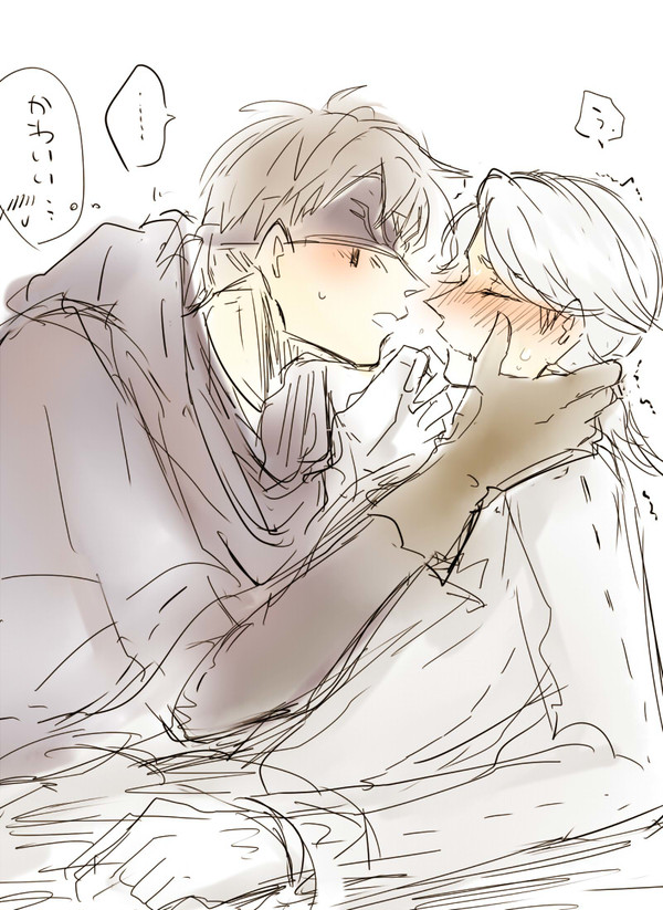 【腐向け】キス顔ガン見クラーク【占納】