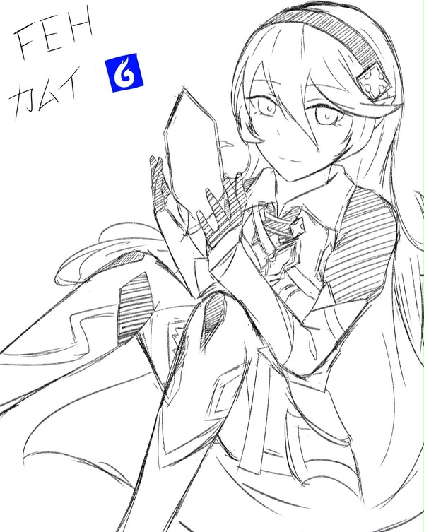 初描きカムイ(女)