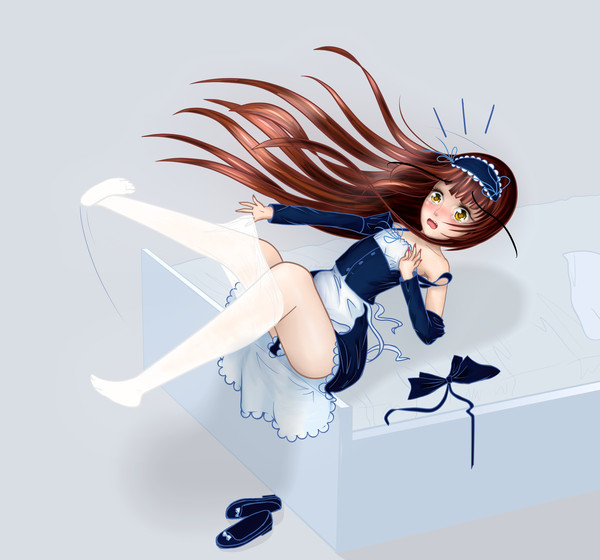 Surprised Maid Charline