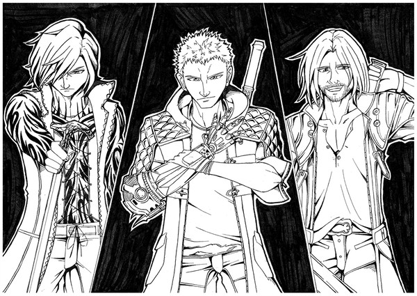「Devil May Cry 5」描いてみた！
