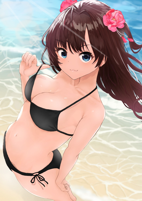 水着しきにゃん