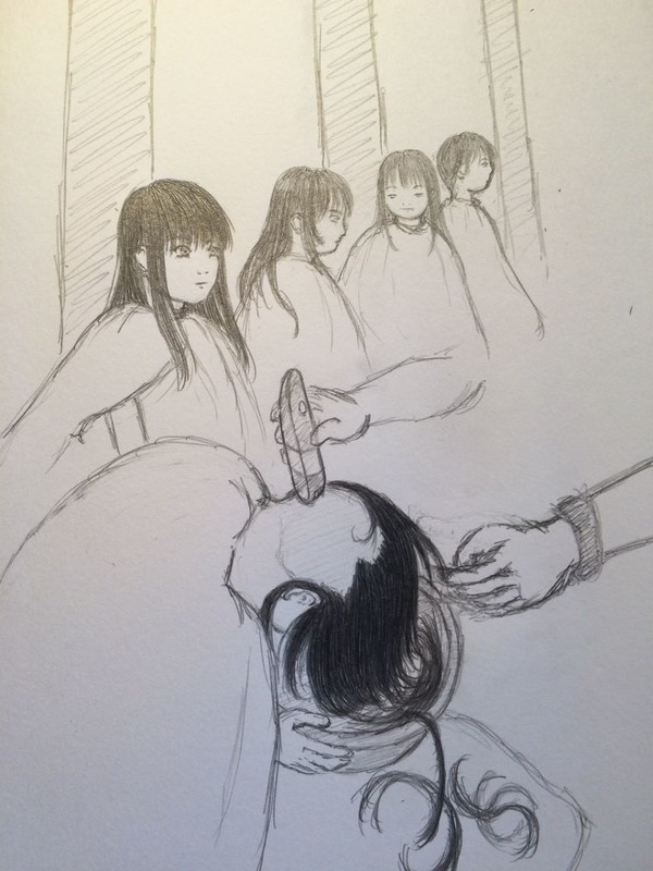 集団剃髪