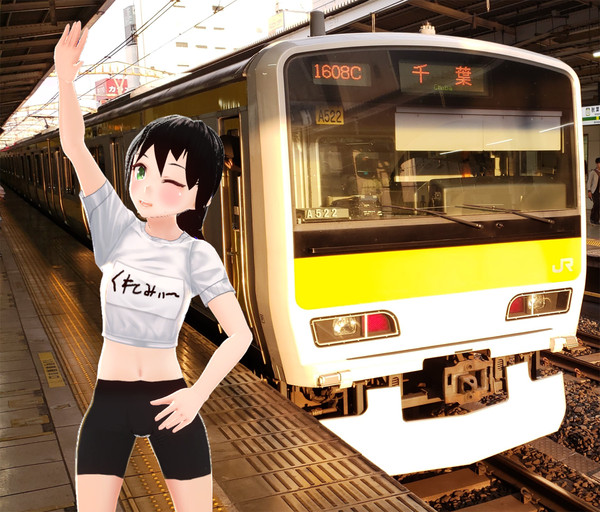 ポニテ体操着スパッツな見た目のVtuberだゾ！
