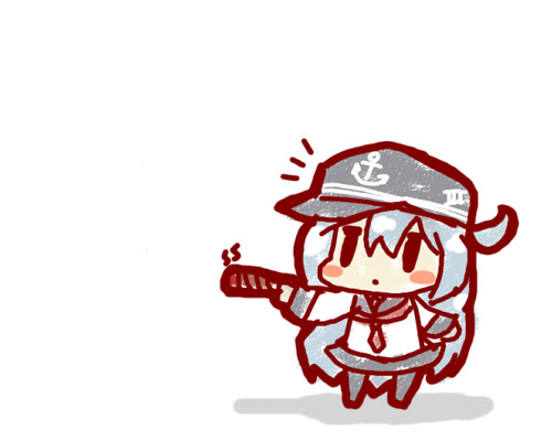 休憩中の響