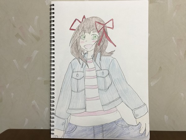 天海春香(ロンスカ衣装)〜手書きイラスト〜