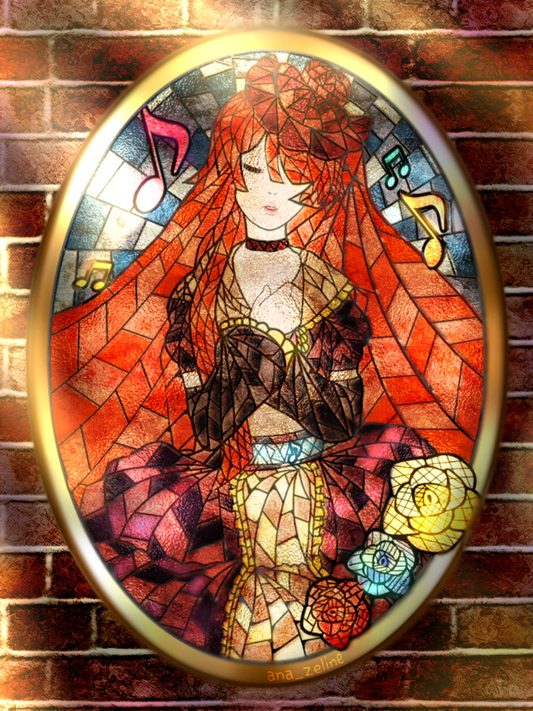 波音リツ (namine ritsu)Stained glass