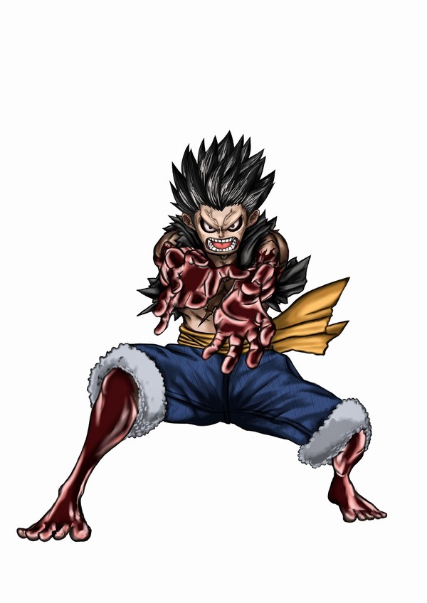 ワンピース 麦わらのルフィ ギア4 二次創作