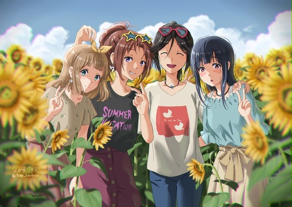 ひまわり畑カルテット