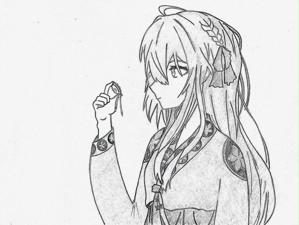 PrayForKyoani) 한복 바이올렛 에버가든