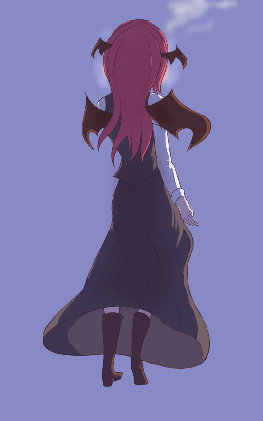 ワンドロ　小悪魔　休憩中