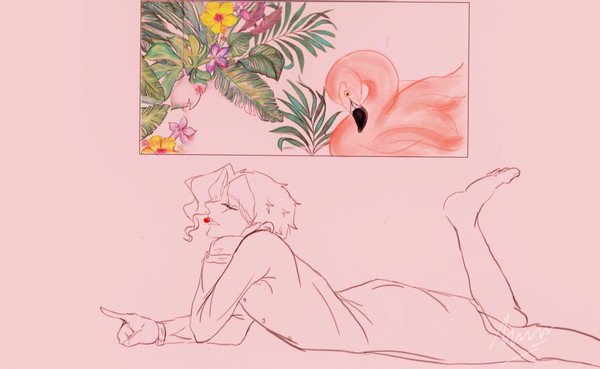Flamingo手书の封面