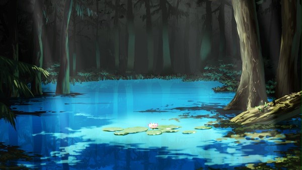 【素材】泉と沼