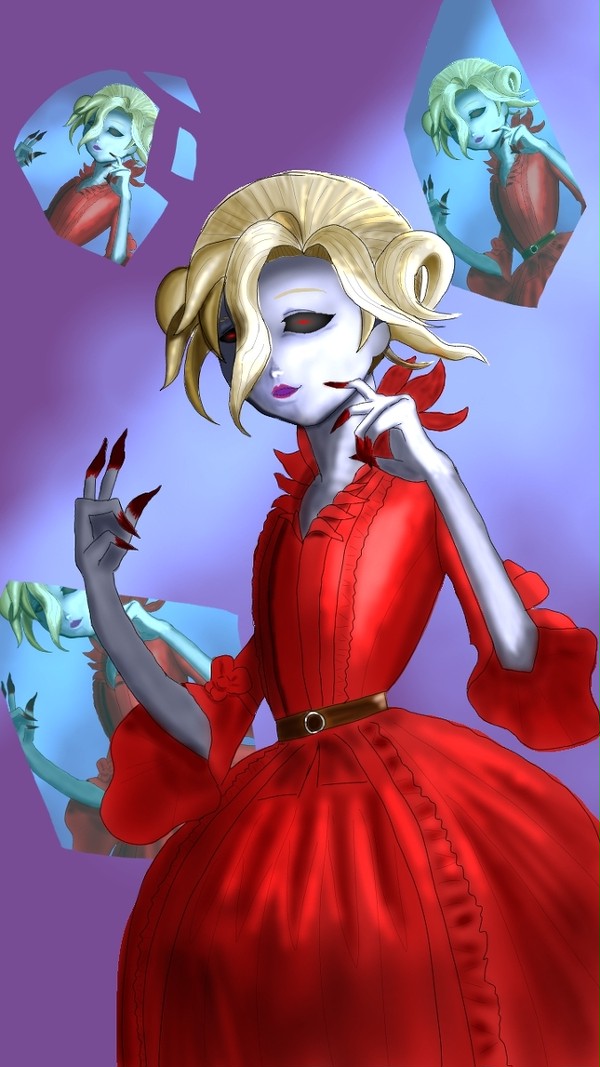 今の全力で描いた血の女王！