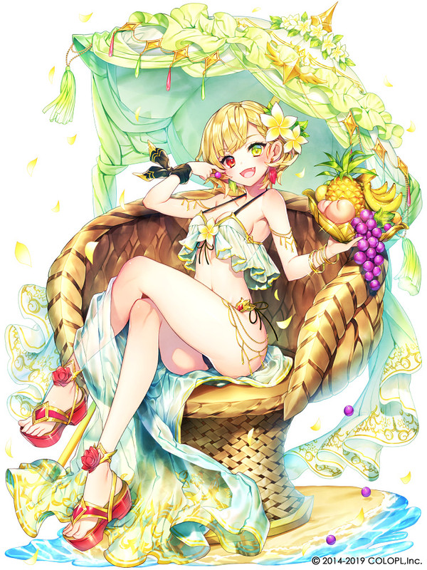 【仕事絵】白猫プロジェクト:シャルロット(水着)