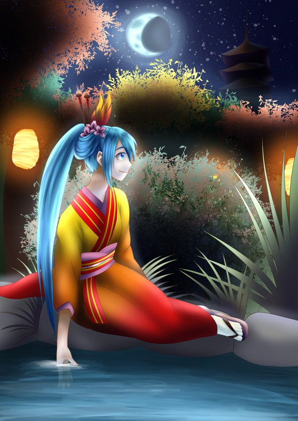Miku's Kyoto Kimono