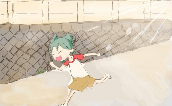 お絵かきの森でよつばと