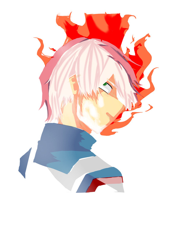 轟焦凍描いてみた