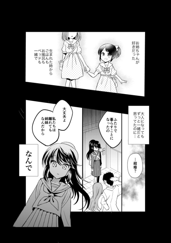 【創作】ヤンデレでシスコンで、とてもおなかが減っている女の子