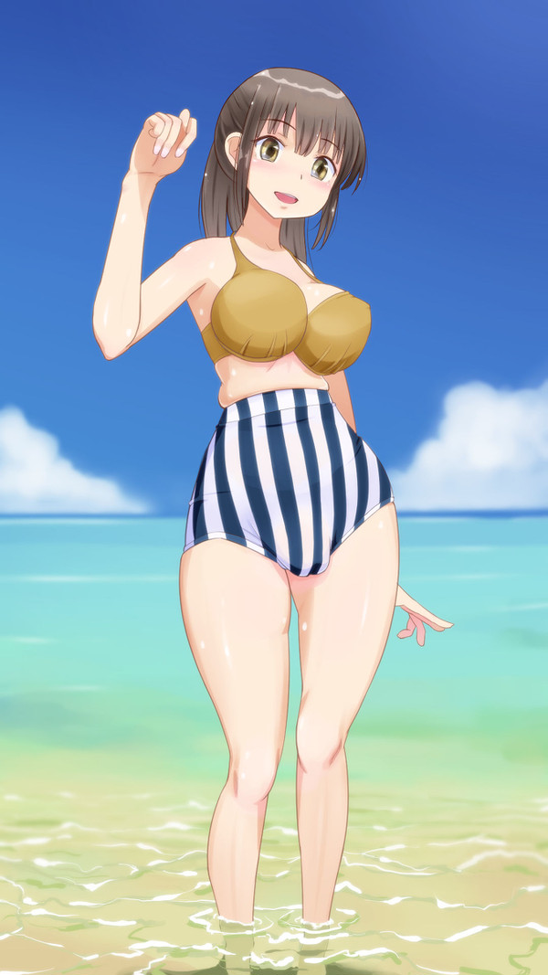 最近この手の水着…