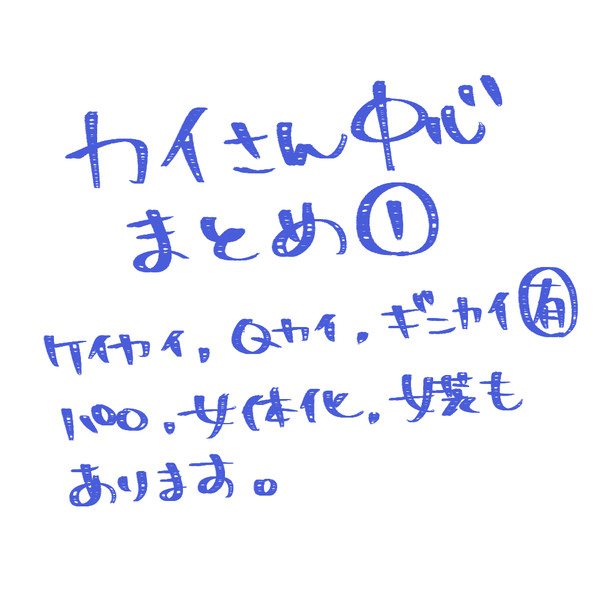 カイさん中心まとめ①