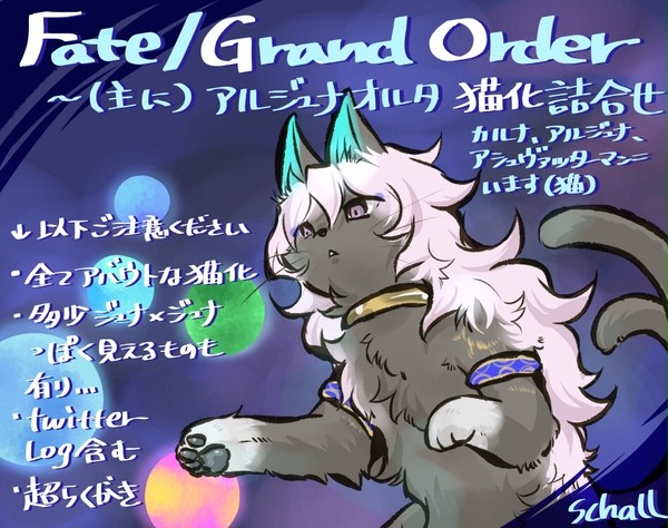 【FGO】ほぼアルジュナオルタ猫化詰合せ