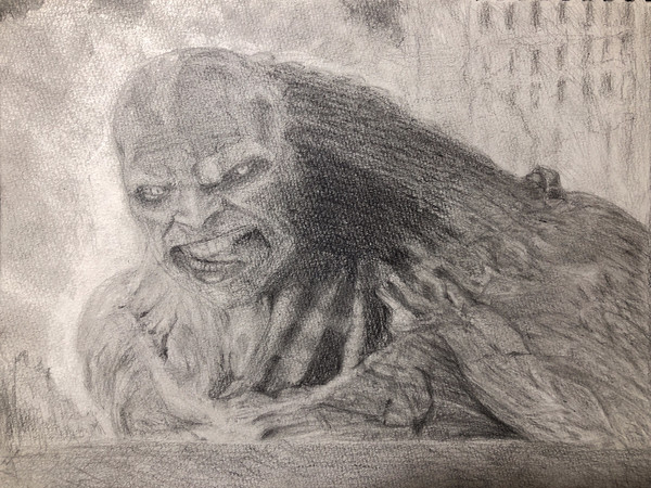 映画「インクレディブル･ハルク」アボミネーション模写
