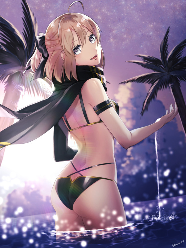 水着沖田さん祈願絵
