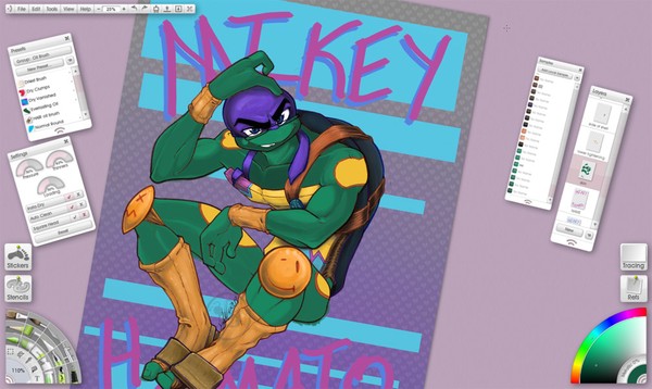 Mikey as Donnie screenshot WIP 1